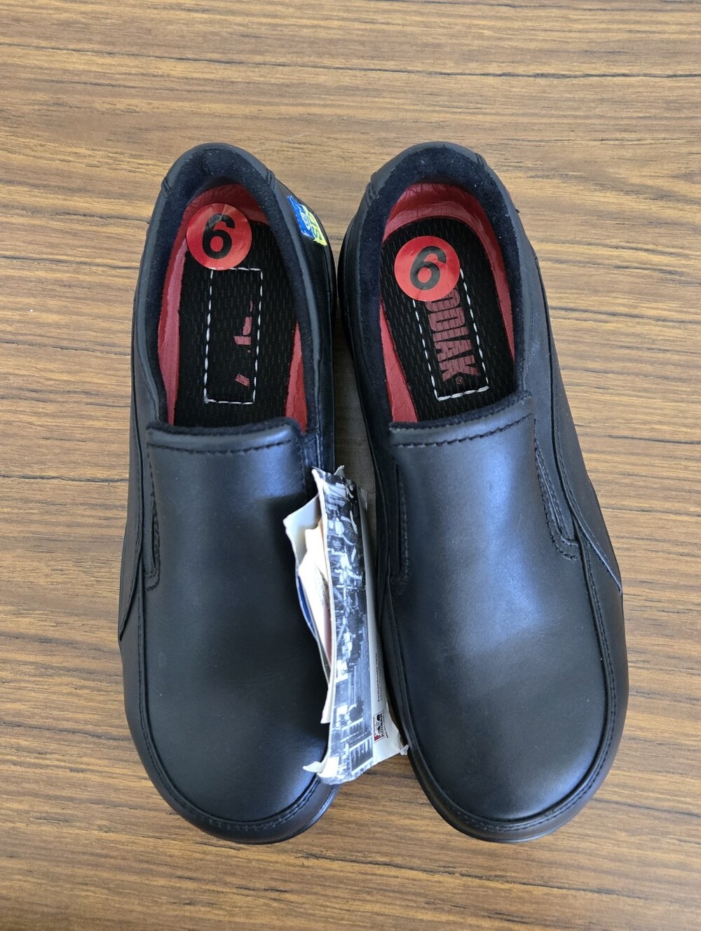 Kodiak Steel Toe 6 Womens SD* Leather Low Profile Work Cushion Safety Shoes NEW
